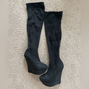 Over the knee boots